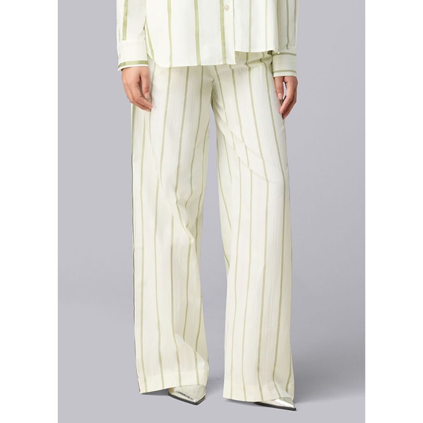 Picture of OTP WOMEN'S STRIPED SORA PANTS OFF WHITE