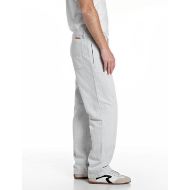 Picture of REPLAY MEN'S KOEEN RELAXED-FIT CHINO JEANS IN NAVY/CHALK 2