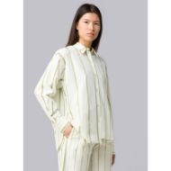 Picture of OTP WOMEN'S ASYMMETRIC STRIPED SORA SHIRT OFF WHITE 2