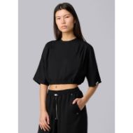 Picture of OTP WOMEN'S PLEATED MONA TOP BLACK 3
