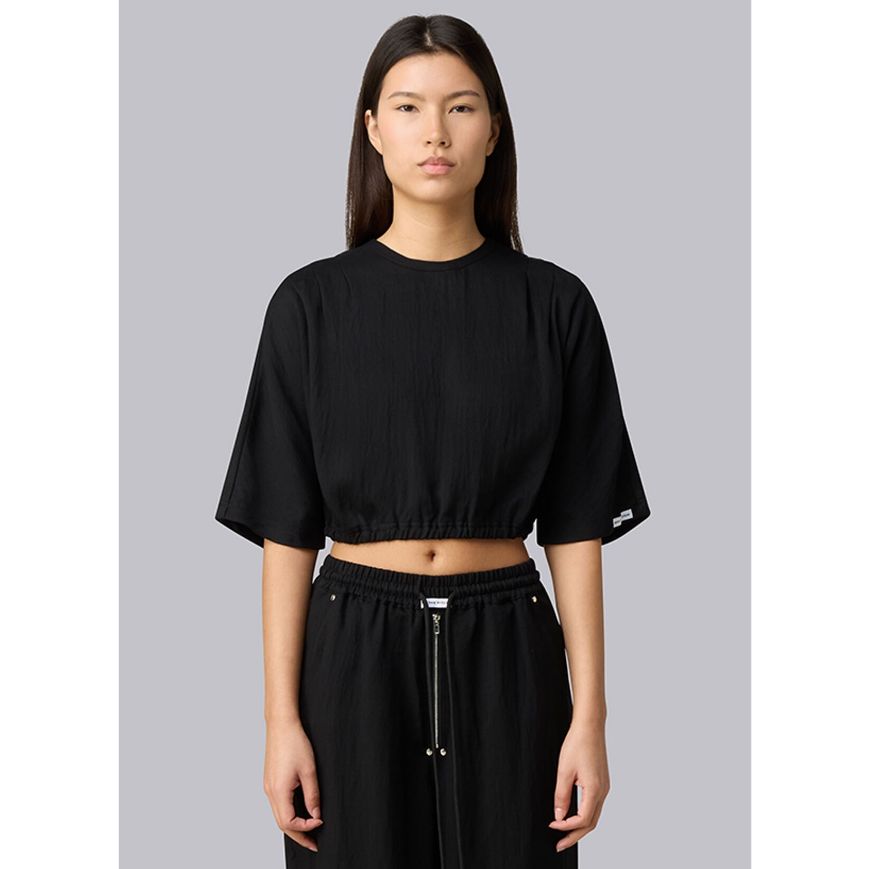 Picture of OTP WOMEN'S PLEATED MONA TOP BLACK
