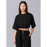 Picture of OTP WOMEN'S PLEATED MONA TOP BLACK 2