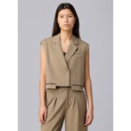 Picture of OTP WOMEN'S SHIA SMART SLEEVELESS BLAZER IN SAND 3