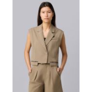 Picture of OTP WOMEN'S SHIA SMART SLEEVELESS BLAZER IN SAND 2