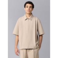 Picture of OTP MEN'S PLEATED MARAIS SHIRT IN SAND 4