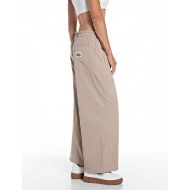 Picture of REPLAY WOMEN'S WIDE-LEG TWILL PANTS IN CRETE 2