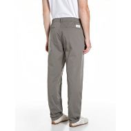 Picture of REPLAY MEN'S ADHANN TAPERED-FIT TWILL CHINOS IN STORM GRAY 3