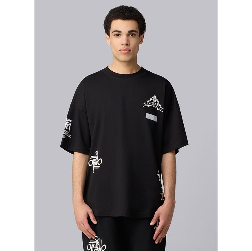 Picture of OTP MEN'S FILIGRAIN OVERSIZED FIT TEE IN BLACK