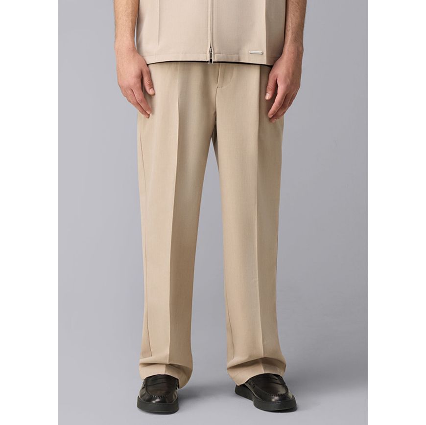 Picture of OTP MEN'S PLEATED MARAIS TROUSERS IN SAND