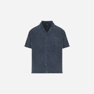 Picture of DIRTY LAUNDRY MEN'S MINI WAFFLE SHIRT IN VINTAGE BLUE 7
