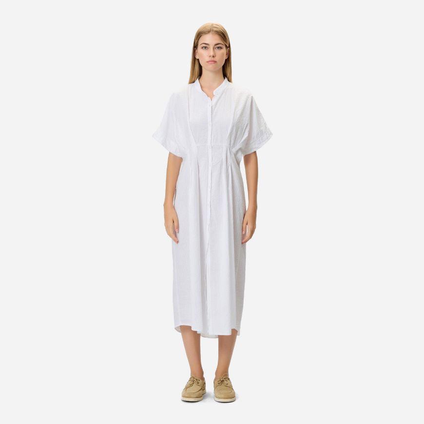 Снимка на DIRTY LAUNDRY ДАМСКА РОКЛЯ KAFTAN SHIRT DRESS В БЯЛО