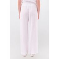Picture of DIRTY LAUNDRY WOMEN'S RELAXED PANTS WITH RAW EDGES IN WHITE 3