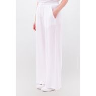 Picture of DIRTY LAUNDRY WOMEN'S RELAXED PANTS WITH RAW EDGES IN WHITE 2