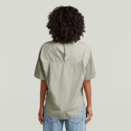 Picture of G-STAR WOMEN'S WOVEN MIX WASHED RELAXED TOP IN LT ORPHUS GD 2
