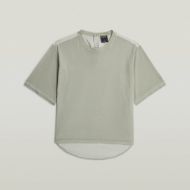Picture of G-STAR WOMEN'S WOVEN MIX WASHED RELAXED TOP IN LT ORPHUS GD 6