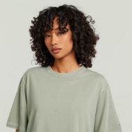 Picture of G-STAR WOMEN'S WOVEN MIX WASHED RELAXED TOP IN LT ORPHUS GD 3