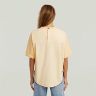Picture of G-STAR WOMEN'S WOVEN MIX WASHED RELAXED TOP IN MELLOW BUFF GD 2
