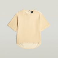 Picture of G-STAR WOMEN'S WOVEN MIX WASHED RELAXED TOP IN MELLOW BUFF GD 6