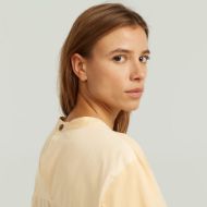 Picture of G-STAR WOMEN'S WOVEN MIX WASHED RELAXED TOP IN MELLOW BUFF GD 3