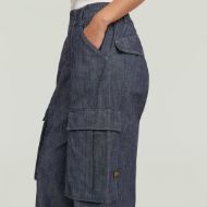 Picture of G-STAR WOMEN'S CARGO SUMMER PANTS IN RINSED 3