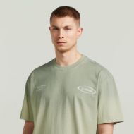 Picture of G-STAR MEN'S SPRAYED RELAXED LOGO T-SHIRT IN KIT/LT ORPHUS SPRAY 3