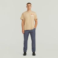 Picture of G-STAR MEN'S MORRY TAPERED DENIM CHINO IN RINSED 4