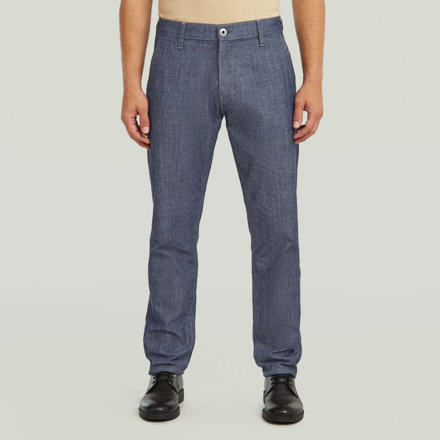 Picture of G-STAR MEN'S MORRY TAPERED DENIM CHINO IN RINSED