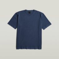 Picture of G-STAR MEN'S WASHED DISTRESSED RELAXED T-SHIRT IN RANK BLUE GD 1