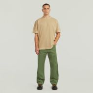 Picture of G-STAR MEN'S WASHED DISTRESSED RELAXED T-SHIRT IN CREAM GD 4