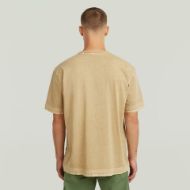 Picture of G-STAR MEN'S WASHED DISTRESSED RELAXED T-SHIRT IN CREAM GD 2
