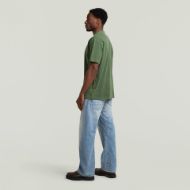 Picture of G-STAR MEN'S RELAXED BASE T-SHIRT IN DK NURI GREEN GD 5