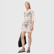Picture of ALLSAINTS WOMEN'S KYRA MINI DRESS CHALK WHITE 5