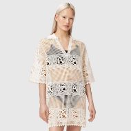 Picture of ALLSAINTS WOMEN'S KYRA MINI DRESS CHALK WHITE 1