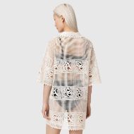 Picture of ALLSAINTS WOMEN'S KYRA MINI DRESS CHALK WHITE 2