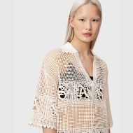 Picture of ALLSAINTS WOMEN'S KYRA MINI DRESS CHALK WHITE 3