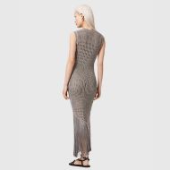 Picture of ALLSAINTS WOMEN'S JESSIE SLIM DRESS PEBBLE GREY 2