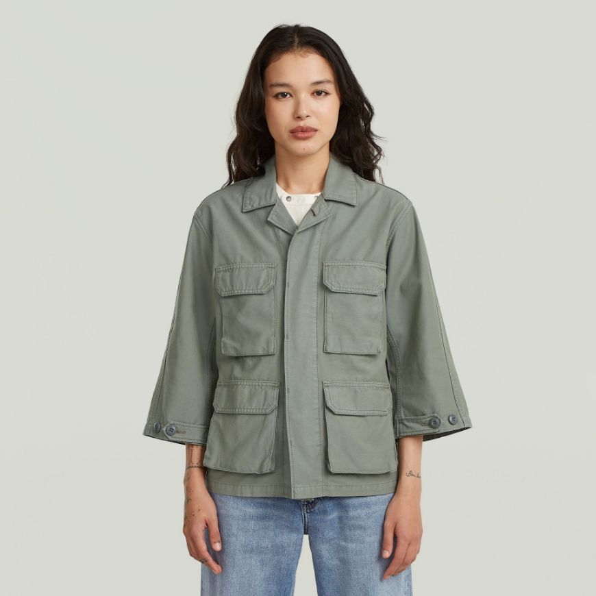 Picture of G-STAR WOMEN'S FIELD OVERSHIRT IN ORPHUS GD