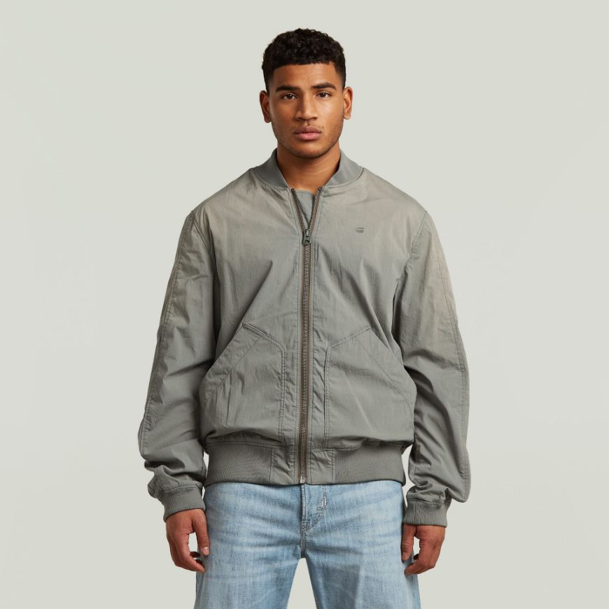 Picture of G-STAR MEN'S SUNFADED BOMBER JACKET IN ORPHUS