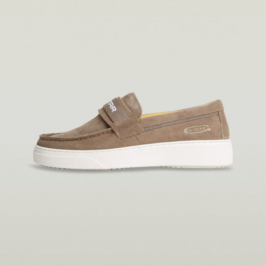 Picture of G-STAR MEN'S STRAKER LOAFER NUB TAUPE