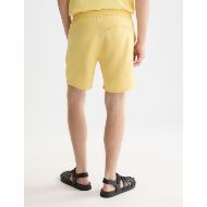 Picture of SCOTCH&SODA MEN'S SOLID MID-LENGTH SWIM SHORTS IN MEDIUM YELLOW 5