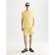 Picture of SCOTCH&SODA MEN'S SOLID MID-LENGTH SWIM SHORTS IN MEDIUM YELLOW 7