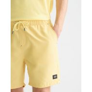 Picture of SCOTCH&SODA MEN'S SOLID MID-LENGTH SWIM SHORTS IN MEDIUM YELLOW 6