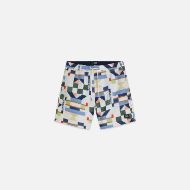 Picture of SCOTCH&SODA MEN'S PRINTED MID-LENGTH SWIM SHORTS IN MULTICOLOR 1