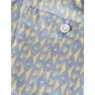 Снимка на SCOTCH&SODA МЪЖКИ БЕРМУДИ FAVE PRINTED LINEN RELAXED-FIT В СИНЬО 3