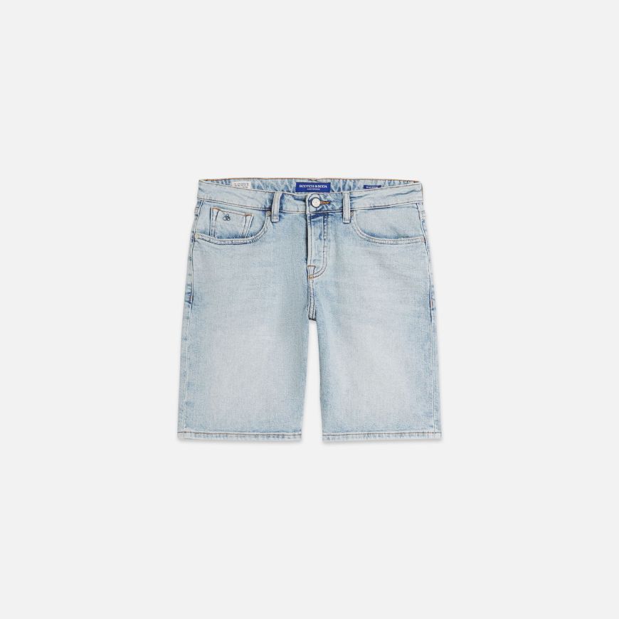 Снимка на SCOTCH&SODA МЪЖКИ БЕРМУДИ RALSTON REGULAR SLIM FIT JEANS В СИНЬО