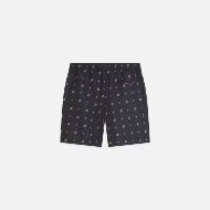 Picture of SCOTCH&SODA MEN'S MINI PRINT MID-LENGTH SWIM SHORTS IN NAVY 2