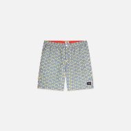 Picture of SCOTCH&SODA MEN'S PRINTED MID-LENGTH SWIM SHORTS IN MEDIUM BLUE 1