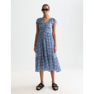 Снимка на SCOTCH&SODA ДАМСКА РОКЛЯ PRINTED CHIFFON MIDI DAY В СИНЬО 4