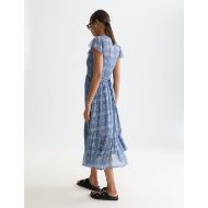Снимка на SCOTCH&SODA ДАМСКА РОКЛЯ PRINTED CHIFFON MIDI DAY В СИНЬО 5