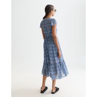 Снимка на SCOTCH&SODA ДАМСКА РОКЛЯ PRINTED CHIFFON MIDI DAY В СИНЬО 7